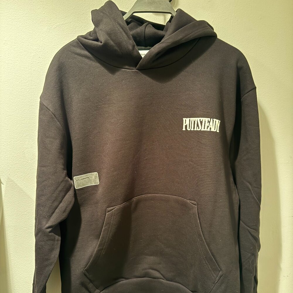 Students Golf Puttsteady Pull-over Hooded Sweatshirt - Black Hoodie